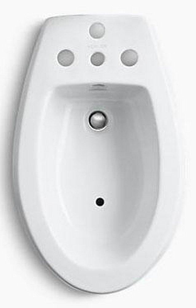 KOHLER KOHLER 4854-0 San Tropez Vertical Spray Bidet White