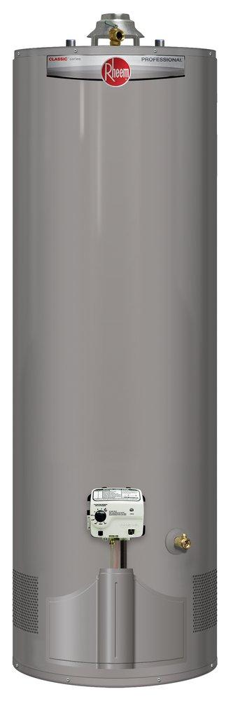 Rheem PROG50-38URH60EC1 Professional Classic 50 gal. Tall 38 MBH Residential Natural Gas Water Heater