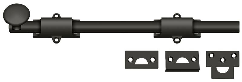 DELTANA Deltana 12SB10B Surface Bolt 12 Inches Oil Rubbed Bronze