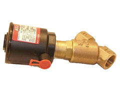 Asco 8290A385 Solenoid Angle Body Piston Valve Bronze 3/4 Inch Normally Closed 150psi