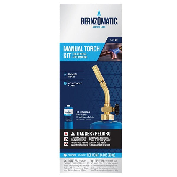 BERNZOMATIC Bernzomatic UL100 Pencil Flame Torch Kit 2,500 Btu/h (14.1 oz Cylinder) UL2317