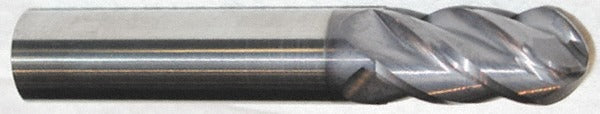 ACCUPRO Accupro 12184924 Ball End Mill 1 in 4 Flute Solid Carbide Altin