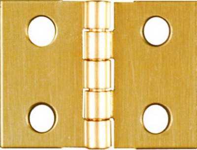 NATIONAL HARDWARE National Mfg N211-326 Solid Brass Hinge 4 Pack