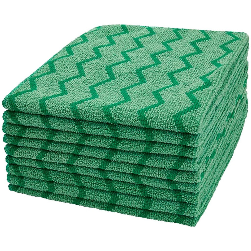 RUBBERMAID Rubbermaid FGQ62000GR00 Hygen Microfiber Cloth 16x16 Green