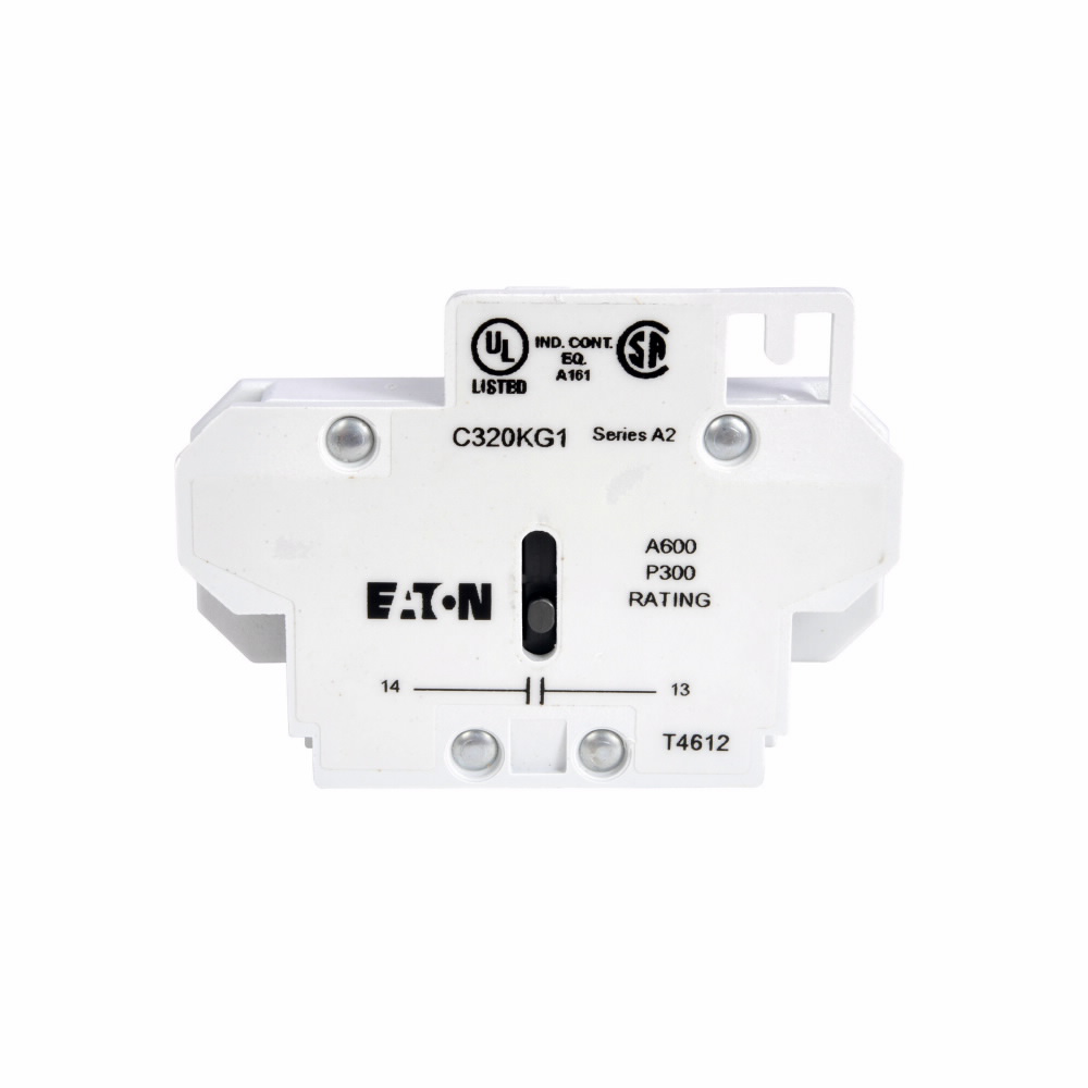 Eaton C320KG12 1NC Auxiliary Contact for 15-75A Contactors