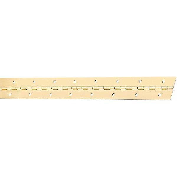 STANLEY National Hardware N148-304 Piano Hinge 48 in Steel Brass