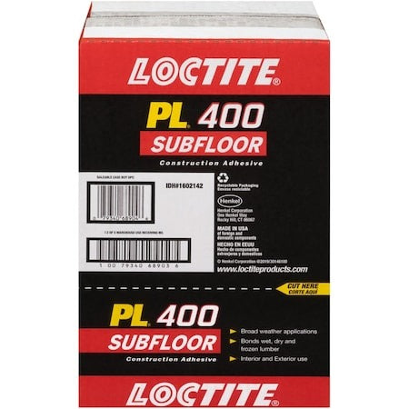 LOCTITE Loctite 1602142 PL 400 28 oz Subfloor Adhesive