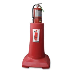 Cortina 03-229-3401 Fire Extinguisher Stand Polyethylene Red 5 to 20 lb