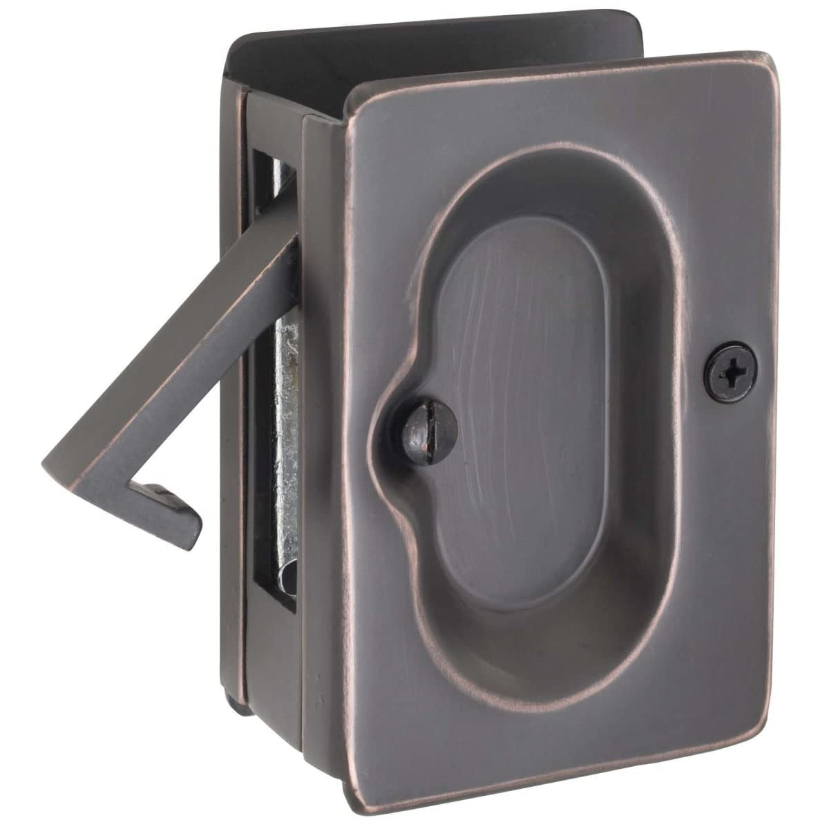 EMTEK Emtek 2101US3 Pocket Door Lock Bright Brass