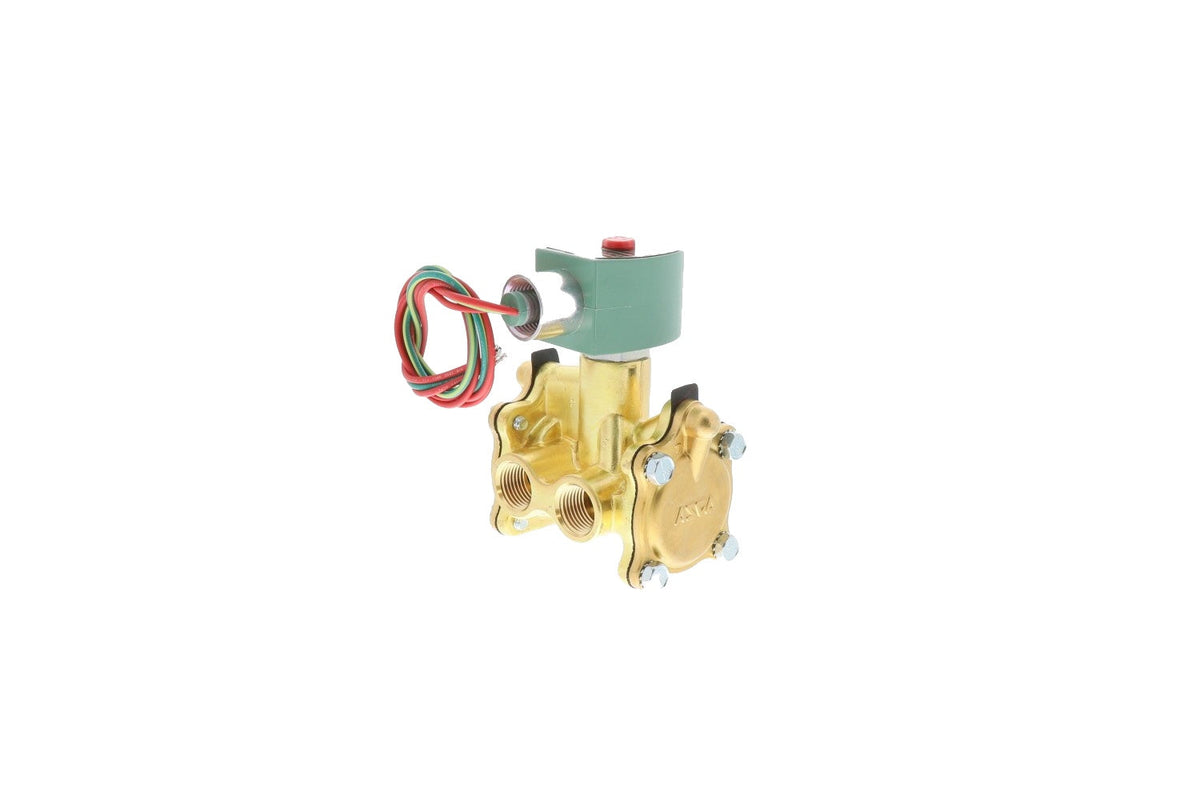 ASCO 8316G64 Solenoid Valve 1/2 Inch NC 3-Way 10/150 PSI Air 125 PSI Water