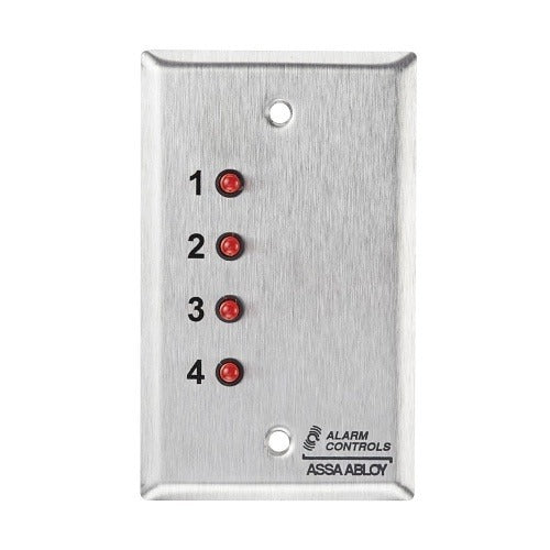 ALARM CONTROLS Alarm Controls Corporation ZP-4 Exit Push Button Led