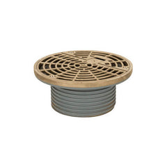 Sioux Chief 832-4DHNR FinishLine 4 In. No Hub Ductile Iron Nickel Bronze Floor Drain