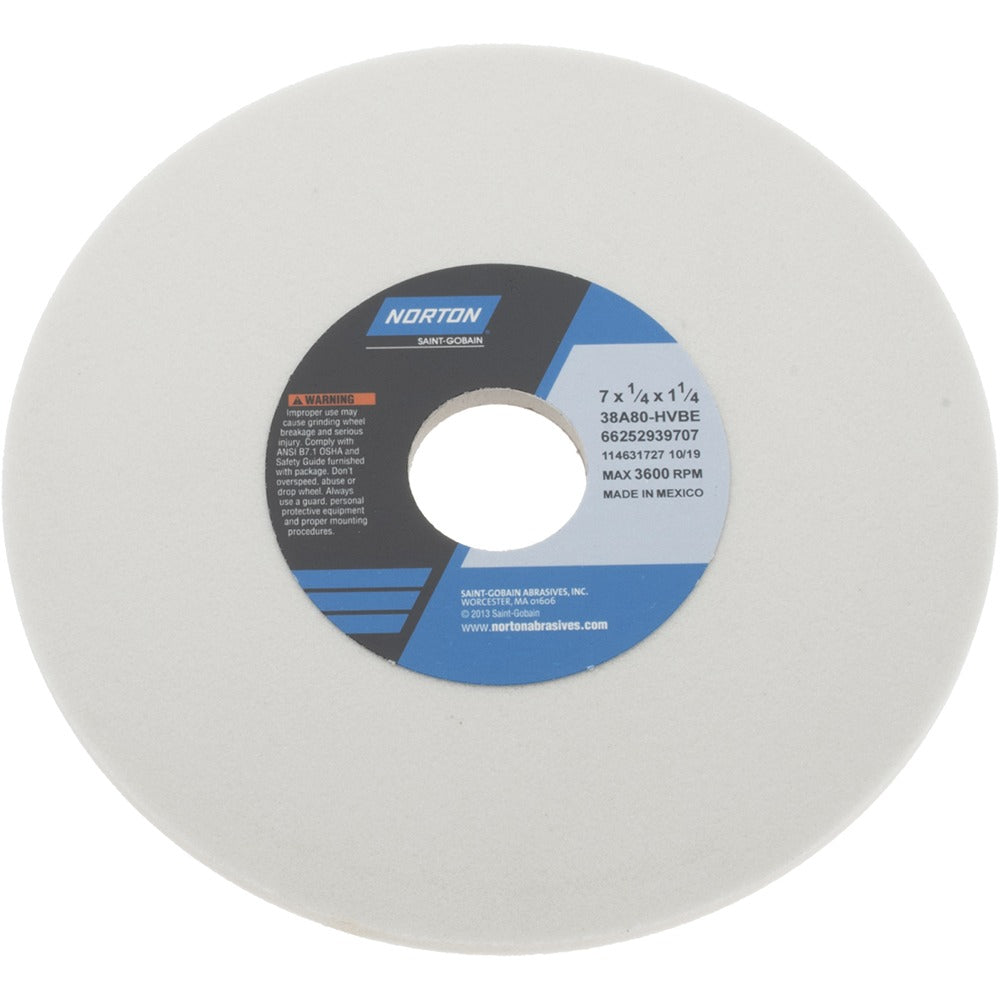 NORTON Norton 66252939707 Surface Grinding Wheel 80 Grit 7 in