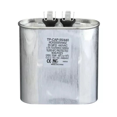 TRADEPRO Tradepro tp-cap-55/440 Oval Run Capacitor 55 Mfd 440V