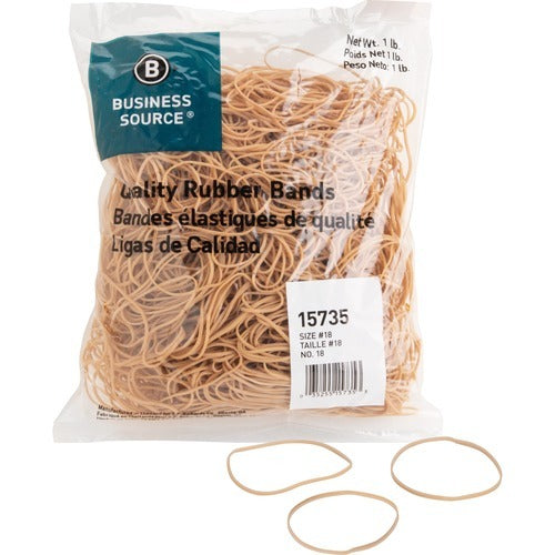 BUSINESS SOURCE Business Source BSN15735 Rubber Bands Size 18 1480 Count