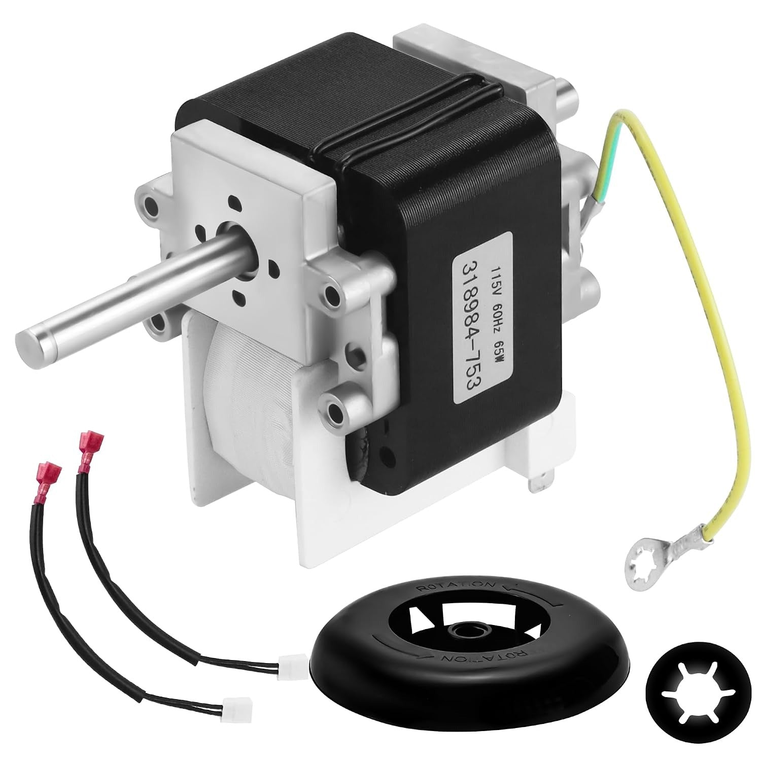 SUPCO Supco 318984-753 SM4753 Draft Inducer Motor 115V (1 Pack) HC21ZE117