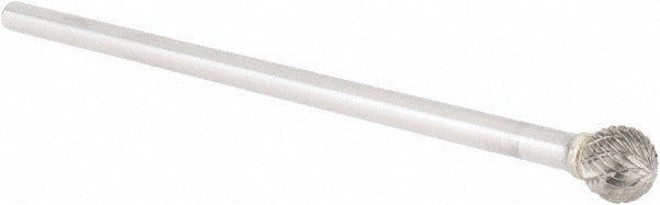 OSG Osg 868-5000 Carbide Ball Bur Double Cut 1/2 in 1/4 in Shank