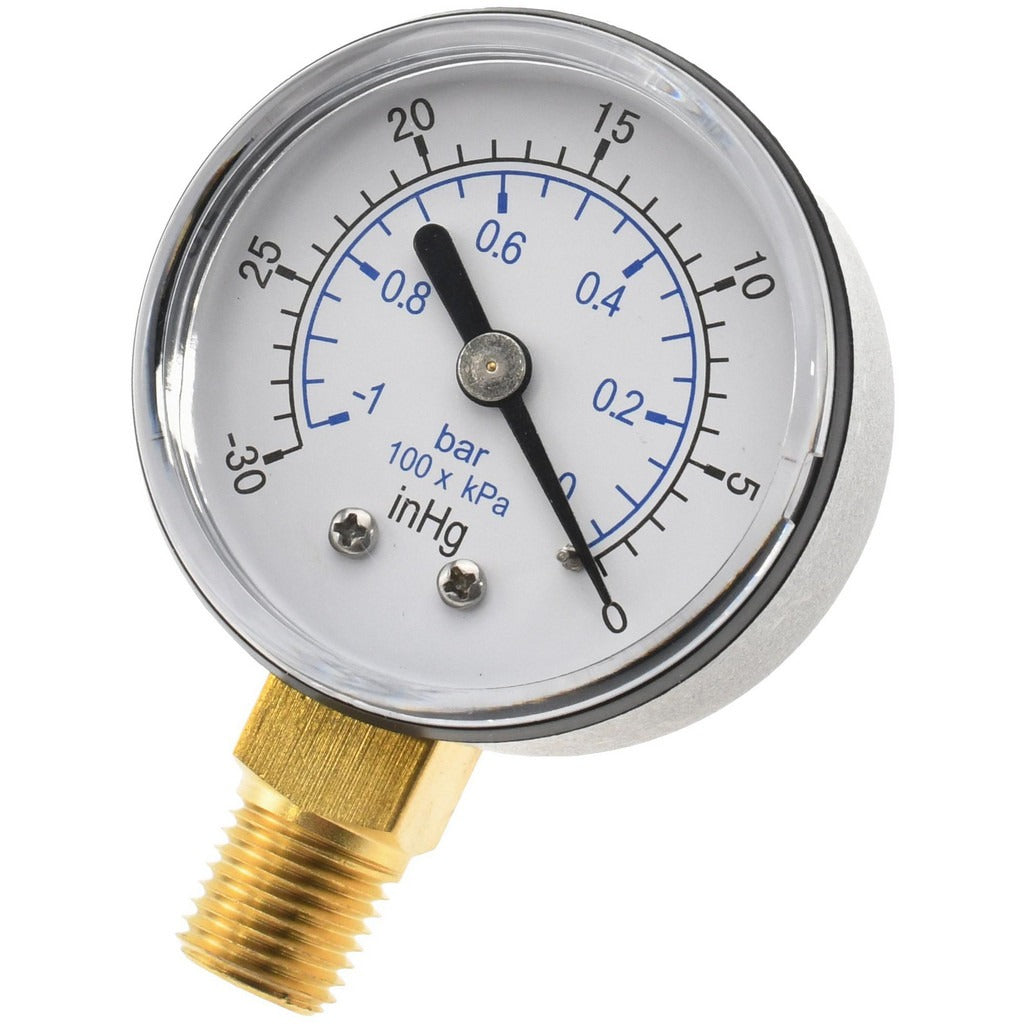VALUE COLLECTION Value Collection 111CL20VAC Pressure Gauge 2 in Npt Lower