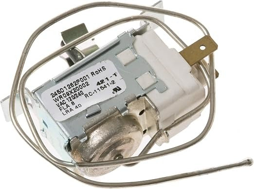 GE APPLIANCES Ge Appliances WR09X20002 Refrigerator Temperature Control Thermostat (16.5 x 1.75 x 1 in) WR09X10027