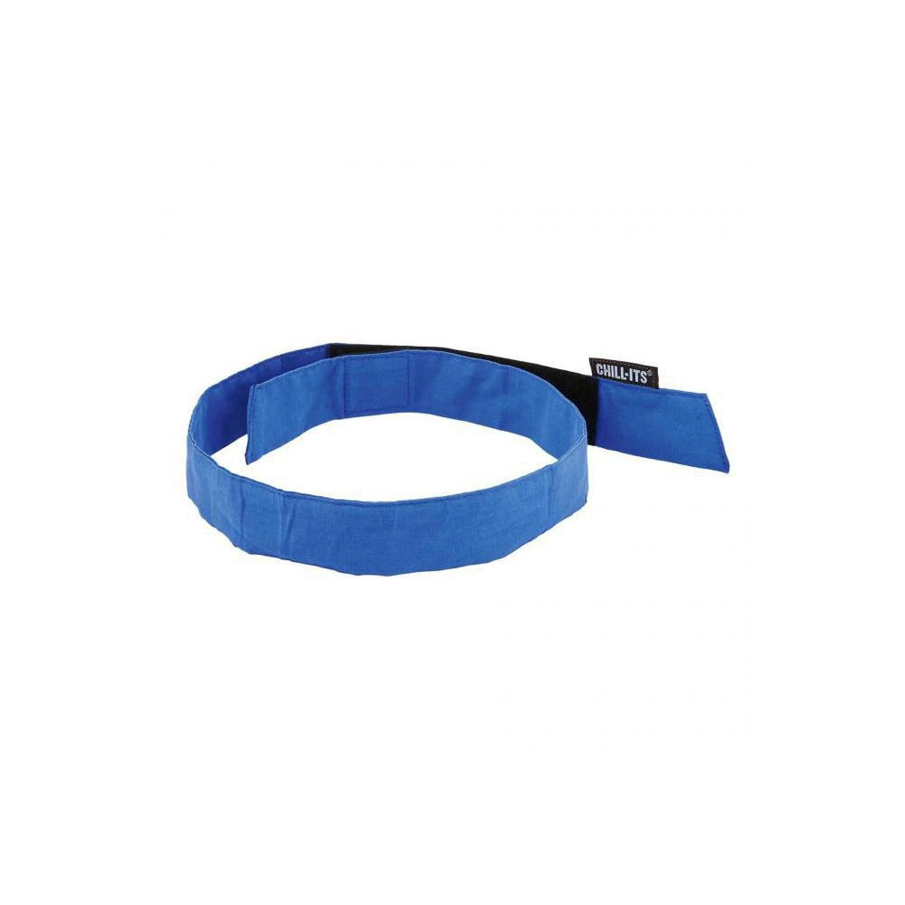ERGODYNE Ergodyne 12317 Cooling Headband Universal Blue Cotton