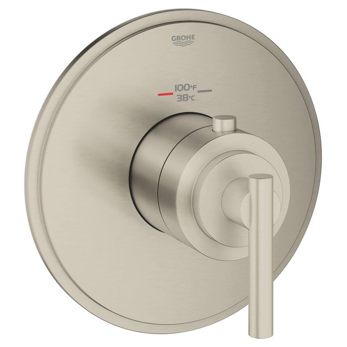 Grohe 19865EN0 GrohFlex Timeless Custom Shower Thermostatic Trim with Control Module - Brushed Nickel