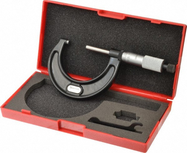 STARRETT Starrett 68053 Mechanical Outside Micrometer 0.01 in Graduation