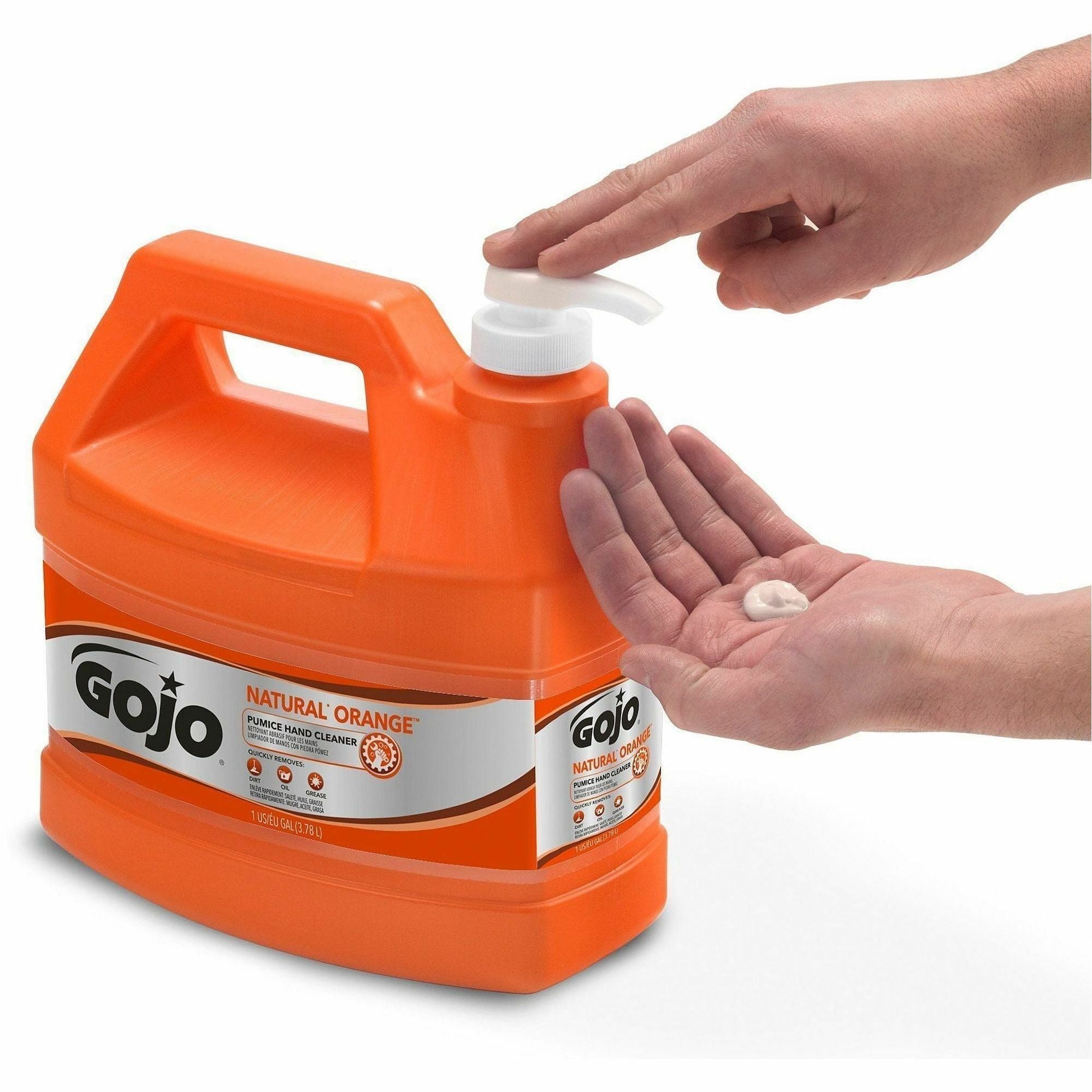 GOJO Gojo GOJ095504 Natural Orange Pumice Hand Cleaner 1 gal