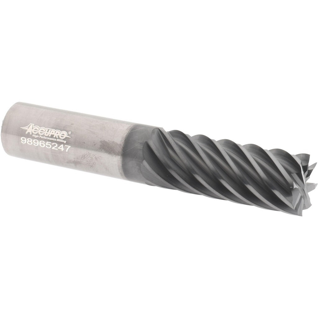 ACCUPRO Accupro 317238 Square End Mill 5/8 in 8 Flute Solid Carbide