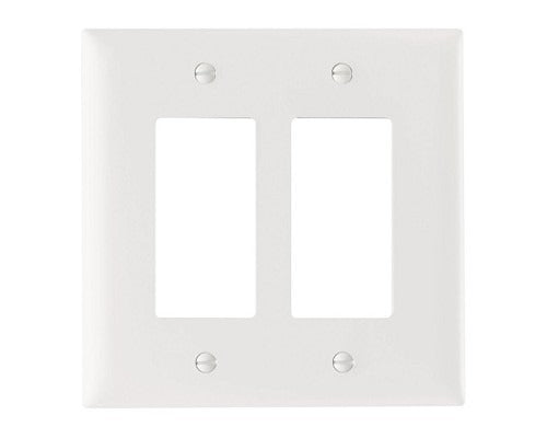 LEGRAND Legrand TPJ262-W Trademaster Junior Jumbo Standard Wallplate 2-Gang (1 Pack)