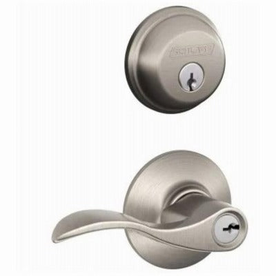 SCHLAGE Schlage Lock Co FB50NVACC619 Keyed Entry Deadbolt Combo