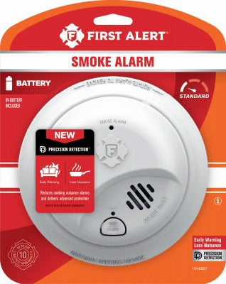 HONEYWELL Ademco Inc. 1046827 Battery Operated Smoke Alarm 9V