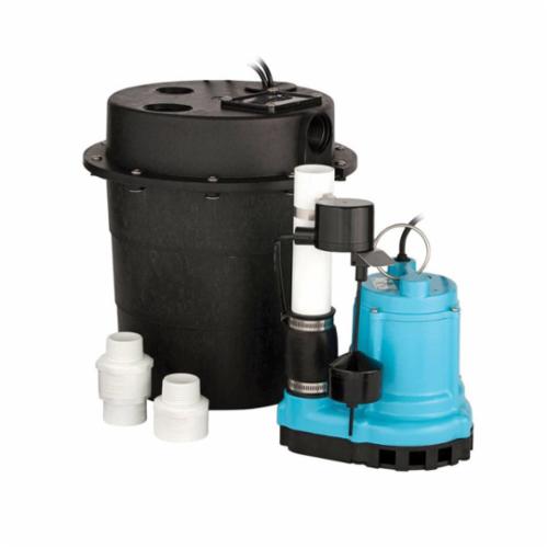 Little Giant 506055 10 ft. 1/3 hp 115V Plastic Sewage Pump System