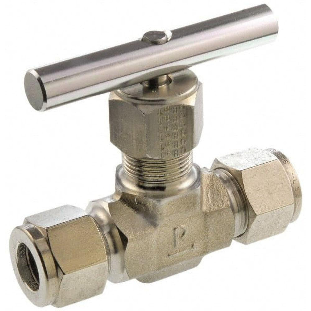 PARKER Parker 8A-V8LN-SS Needle Valve 1/2 in Compression Ss 5000 Psi
