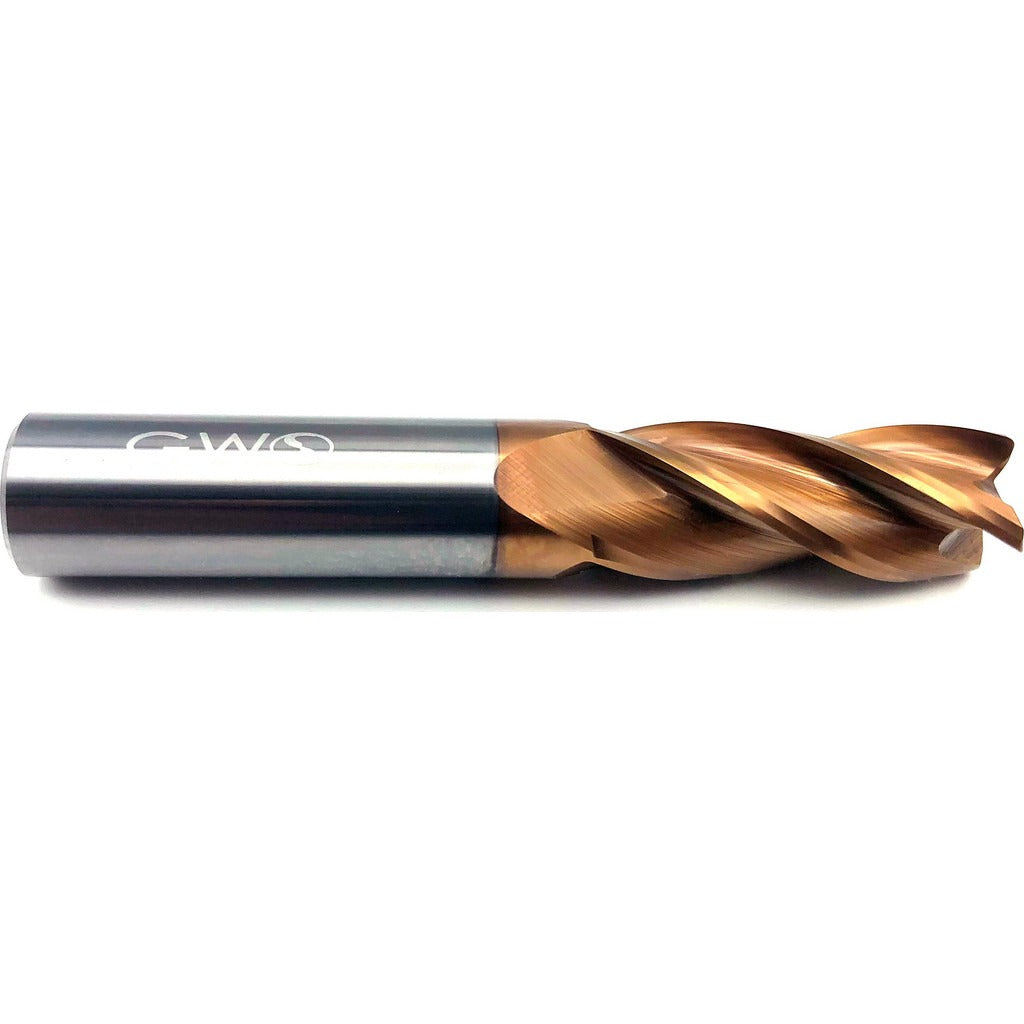 GWS Gws 1034022 Corner Radius End Mill 5/16 in 4 Flute Carbide