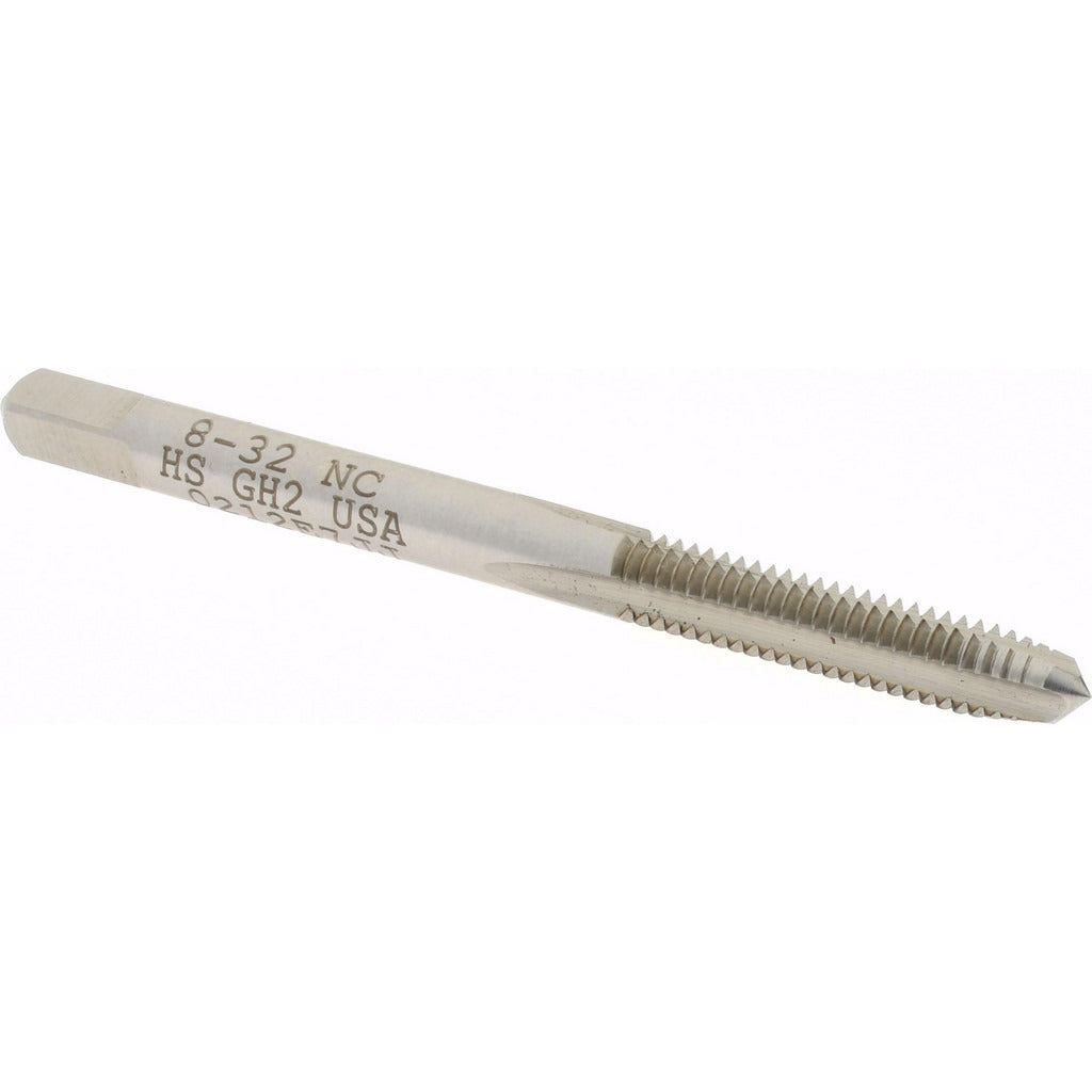 HERTEL Hertel K008187AS Straight Flute Tap 8-32 Unc Hss