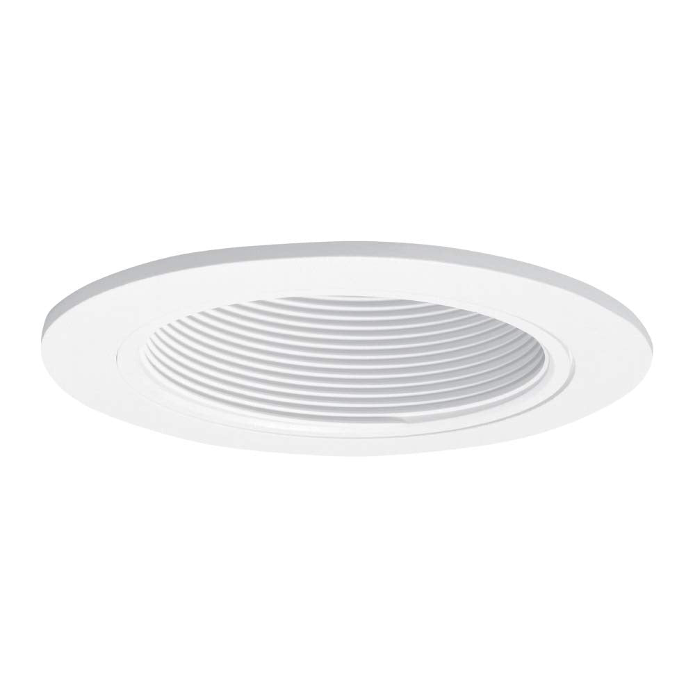 COOPER BUSSMANN Cooper Bussmann 993W 4 Inch Recessed Baffle Trim White
