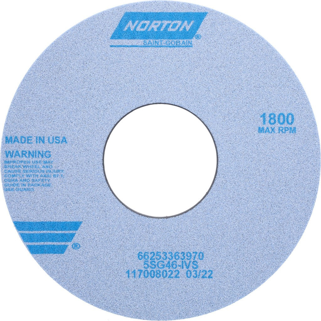 NORTON Norton 66253363970 Surface Grinding Wheel 14in 46 Grit