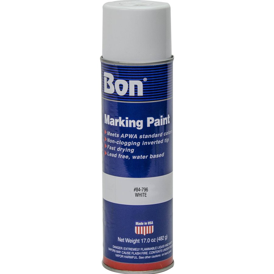 Bon 84-796 Marking Paint - White - 20 oz (12/PKG)