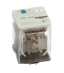 Siemens 3TX7112-1LB03 Premium Standard Plug-In Relay, 10 A, 8 Pin, DPDT Contact, 12 VDC V Coil