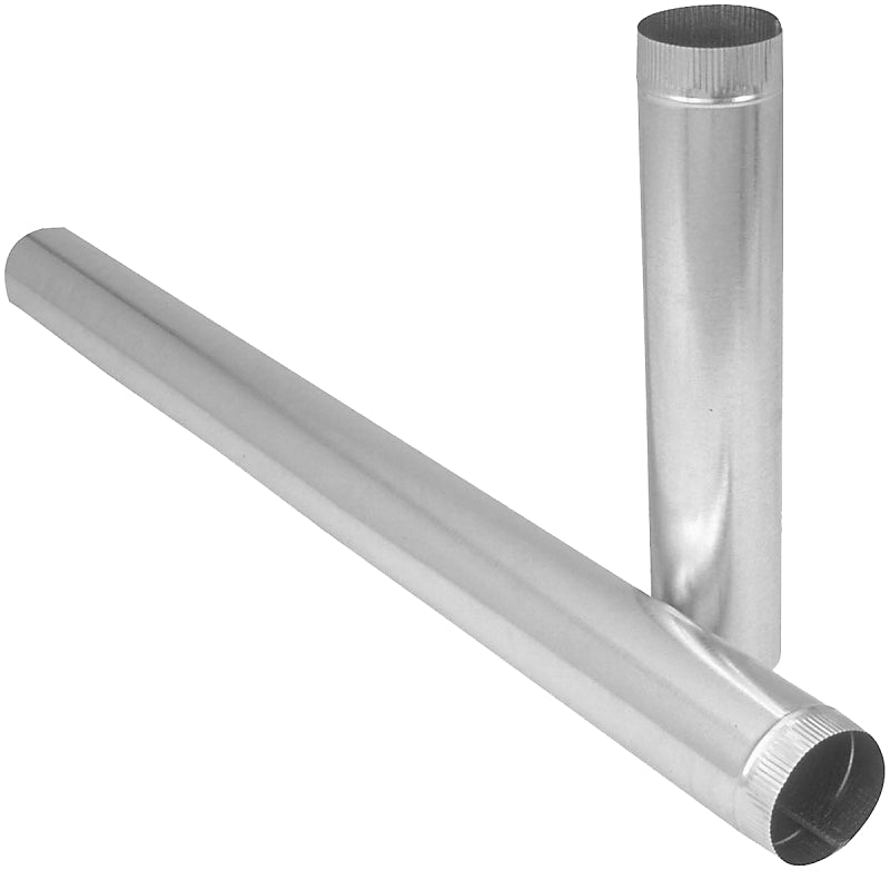 IMPERIAL Imperial GV0381 Galvanized Round Pipe 6 in x 24 in Pack of 10