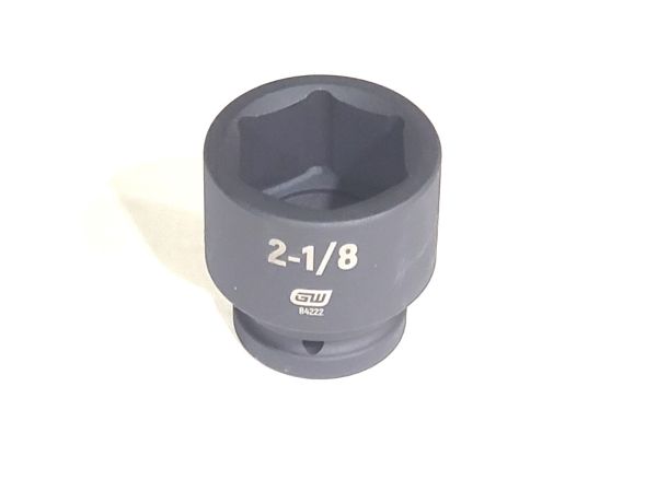 Gearwrench 84222 1 Drive 2-1/8 Standard Impact Socket 6 Points