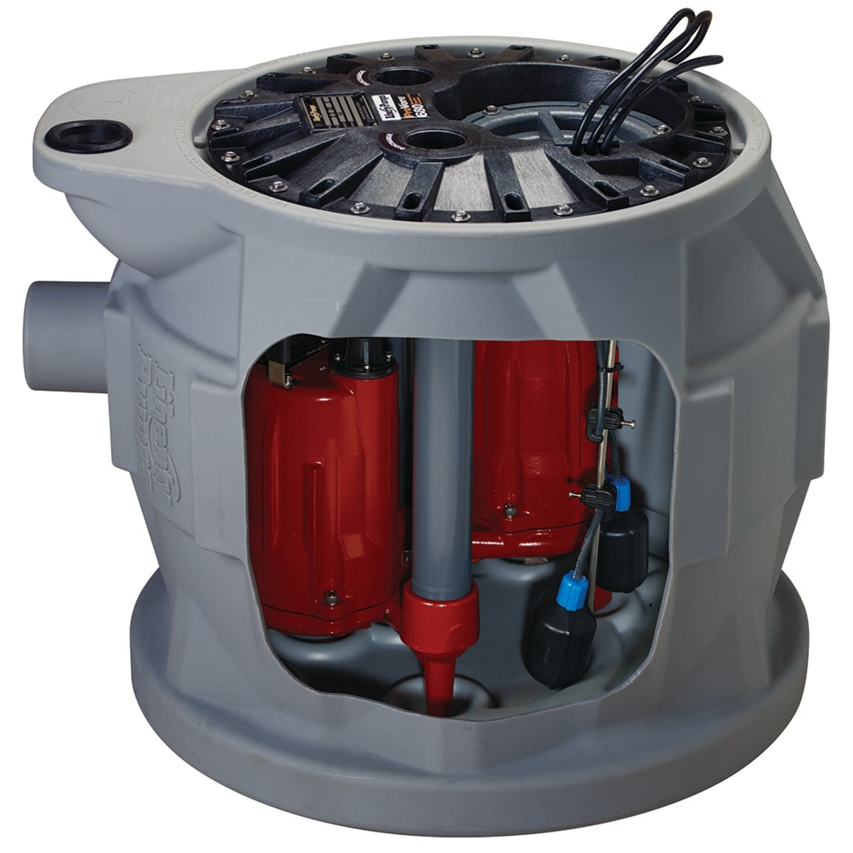 LIBERTY PUMPS Liberty Pumps P682XPRG102-2 1 HP duplex sewage package (2 inches discharge, 25 feet cord)