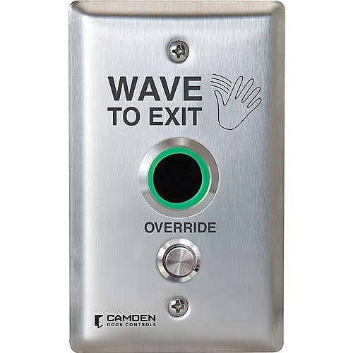 CAMDEN DOOR CONTROLS Camden CM-221M/46 Single Gang Exit Switch with Override