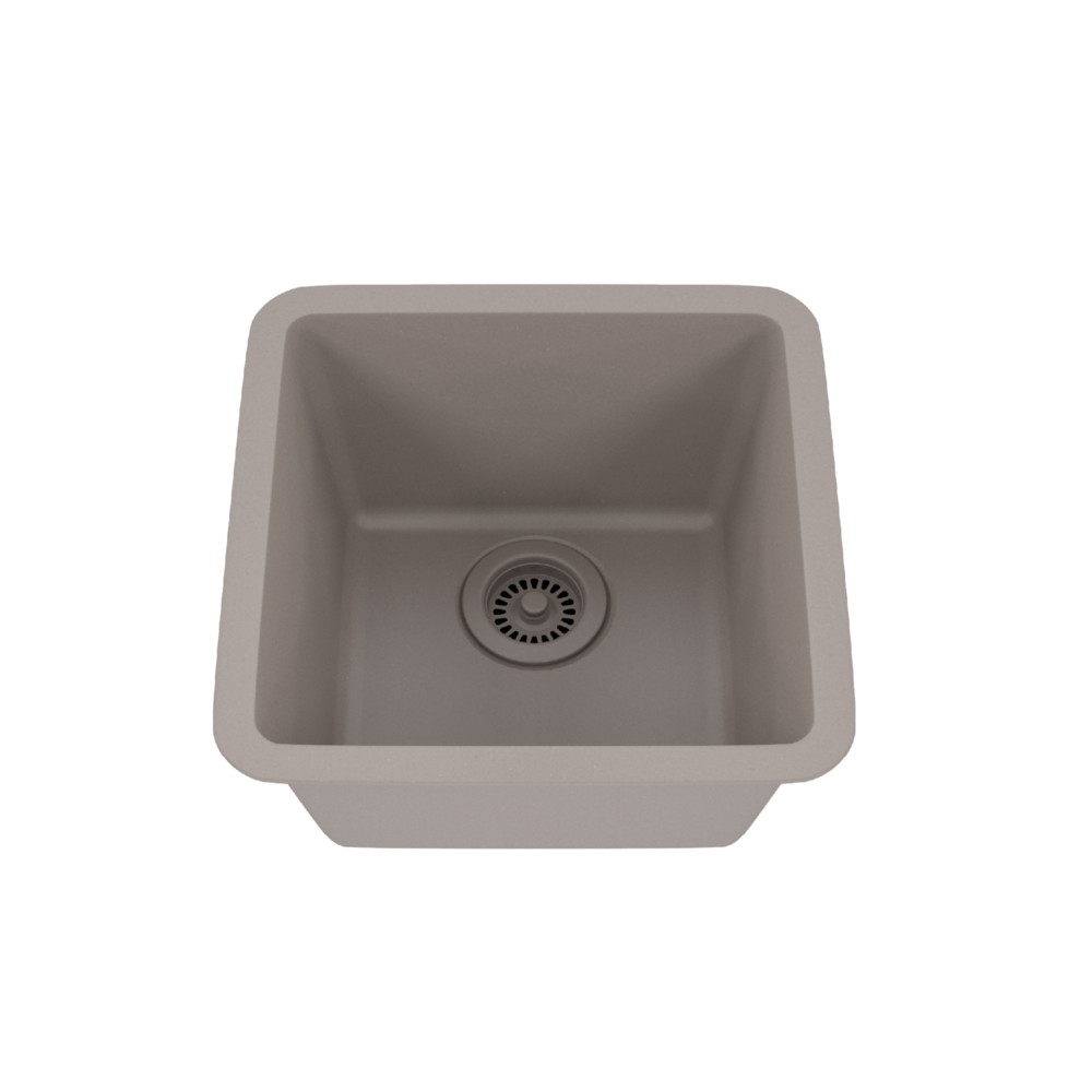 DAKOTA Dakota Plumbing Products GSE-QC1515-CO Bar Sink Concrete