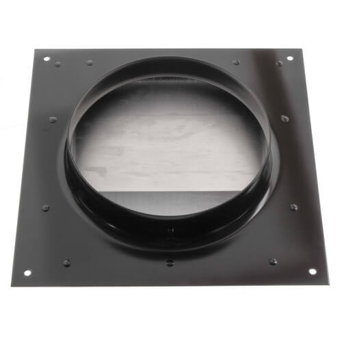 Broan-NuTone 843BL Wall Cap Black 6 Inch Round Duct