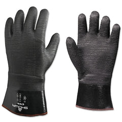 Showa 6781R-10 Insulated Neoprene 12 Gauntlet Black Rough Finish Large