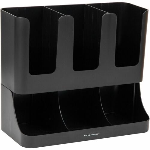 MIND READER Ems Mind Reader Llc EMSUPRIGHT6BLK Condiment Organizer