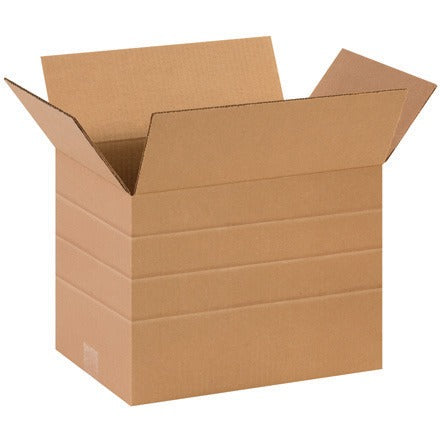 BSC PREFERRED Bsc Preferred MD141010 Multi-depth Corrugated Box 25pk