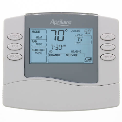 Aprilaire 8463 Programmable 1H/1C Thermostat 5+2 or 5+1+1 Day Series