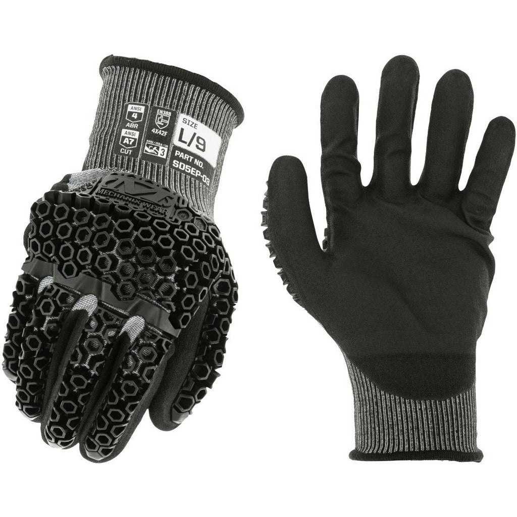 MECHANIX WEAR Mechanix Wear SD5EP-03-010 Impact Work Gloves Xl